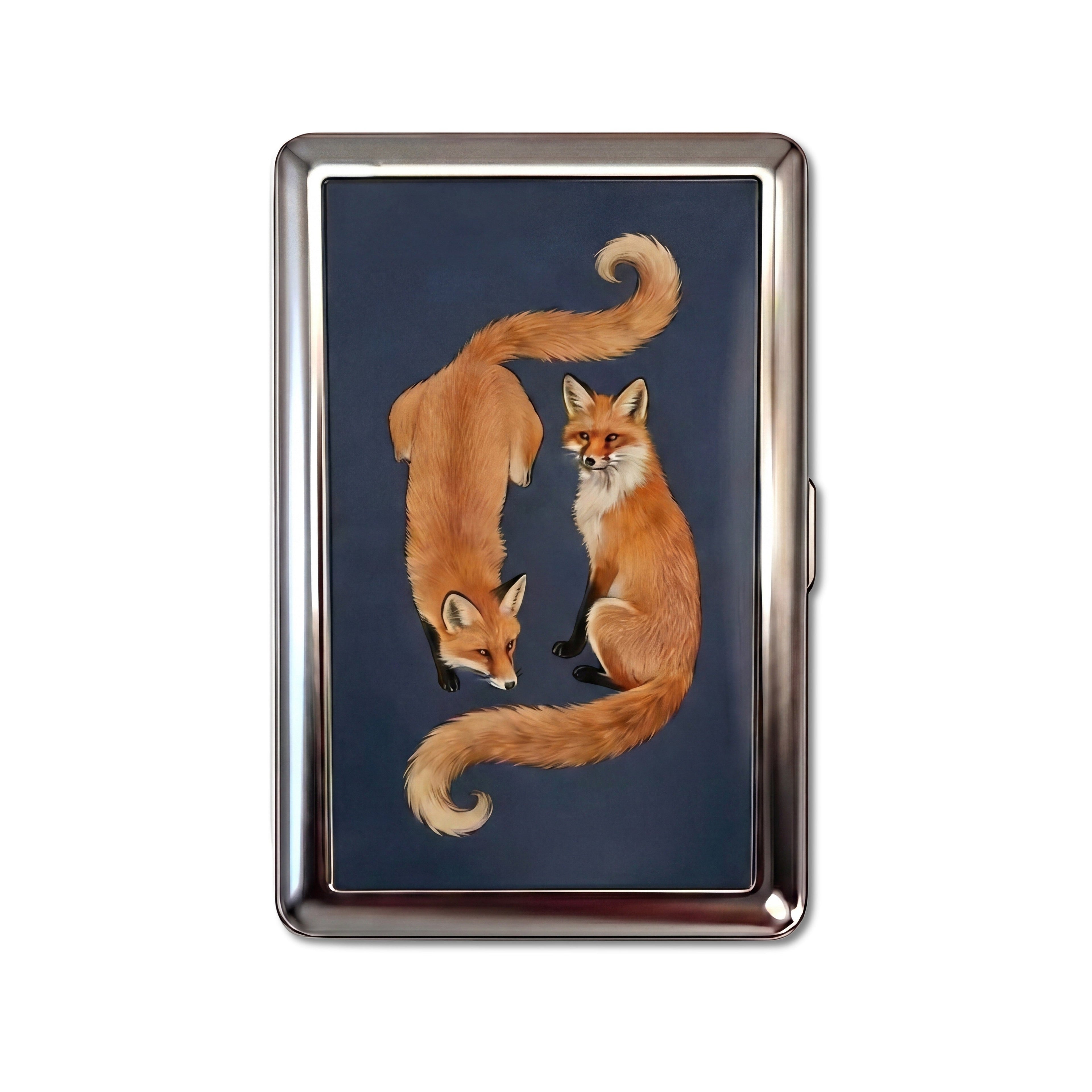 Sly Foxes — Metal Card Case